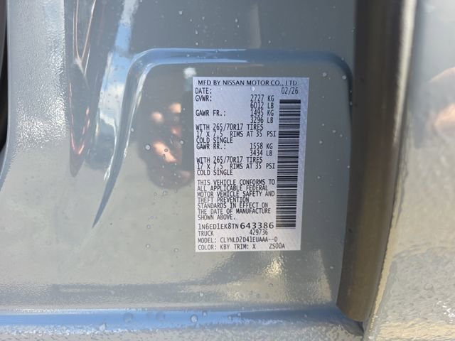 New 2026 Nissan Frontier PRO-4X w/ Tow Package AWD/4WD image 19