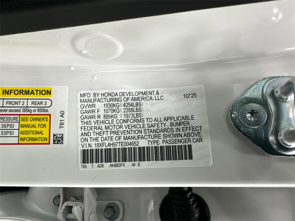 New 2026 Honda Civic Sport Touring image 33