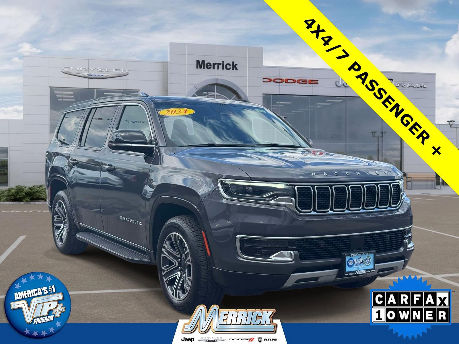 Certified 2024 Jeep Wagoneer Series II w/ Flexible Seating Group
