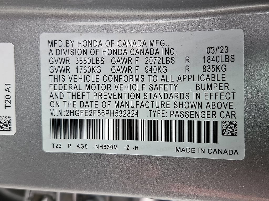 Used 2023 Honda Civic Sport image 27