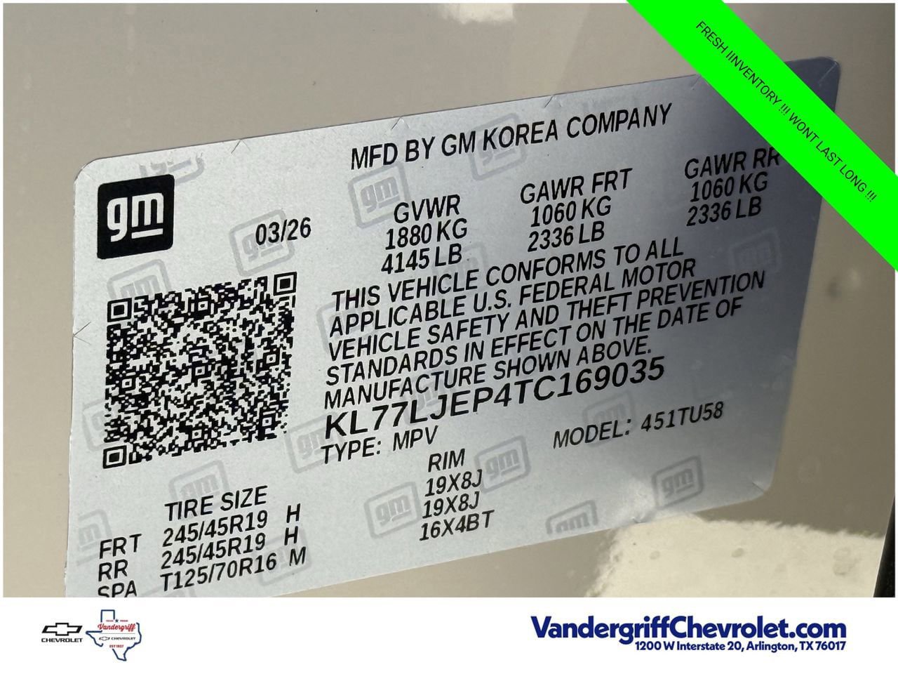 New 2026 Chevrolet Trax RS w/ Sunroof Package FWD image 21