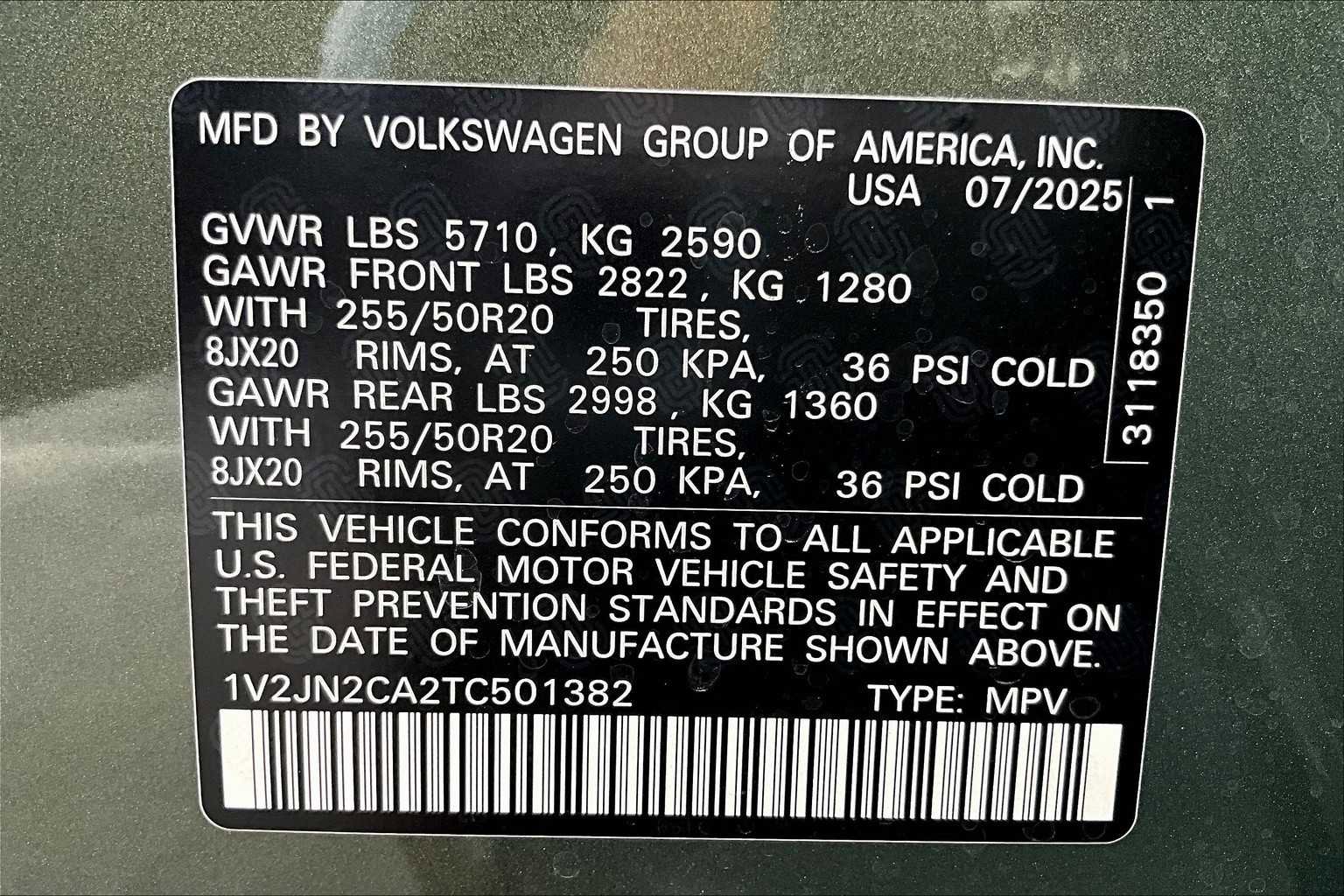 New 2026 Volkswagen Atlas SE image 19