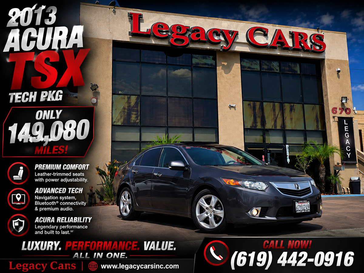 Used 2013 Acura TSX Sedan FWD image 2