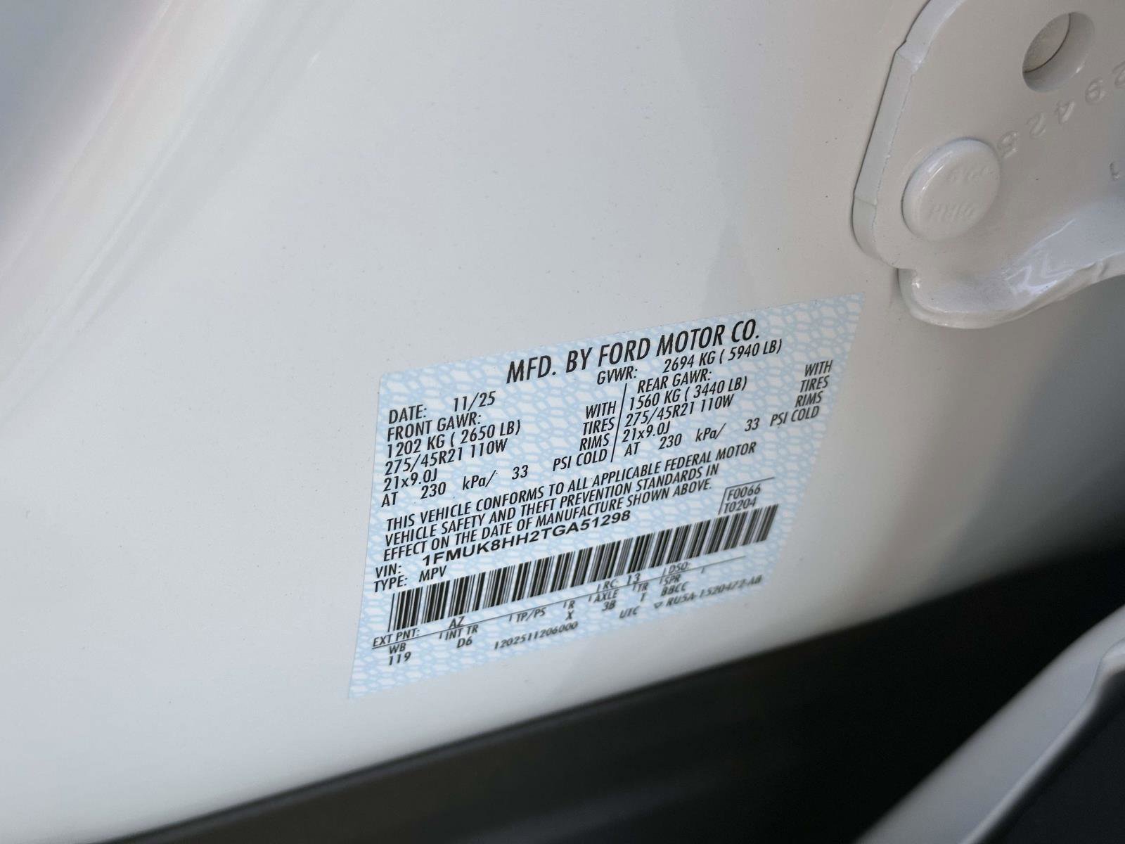 New 2026 Ford Explorer Platinum w/ LUX Leather Package image 13