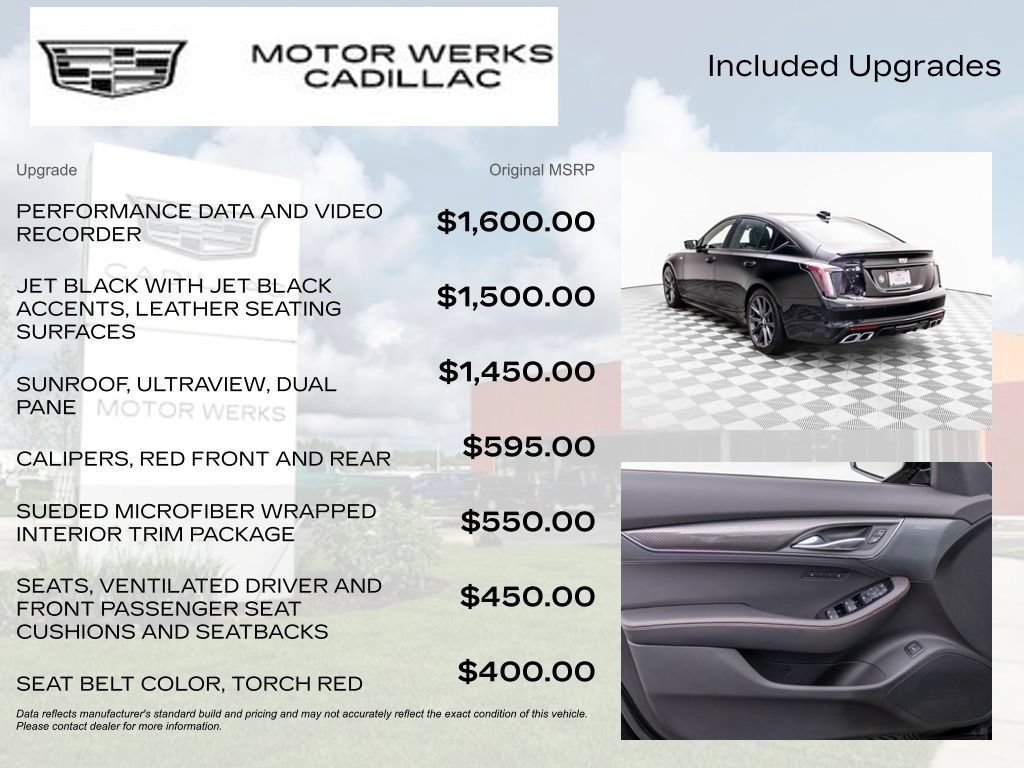 Used 2025 Cadillac CT5 V RWD image 8