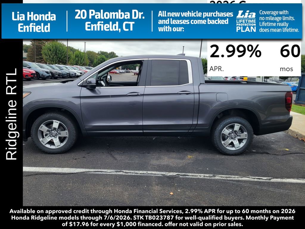 New 2026 Honda Ridgeline RTL image 8