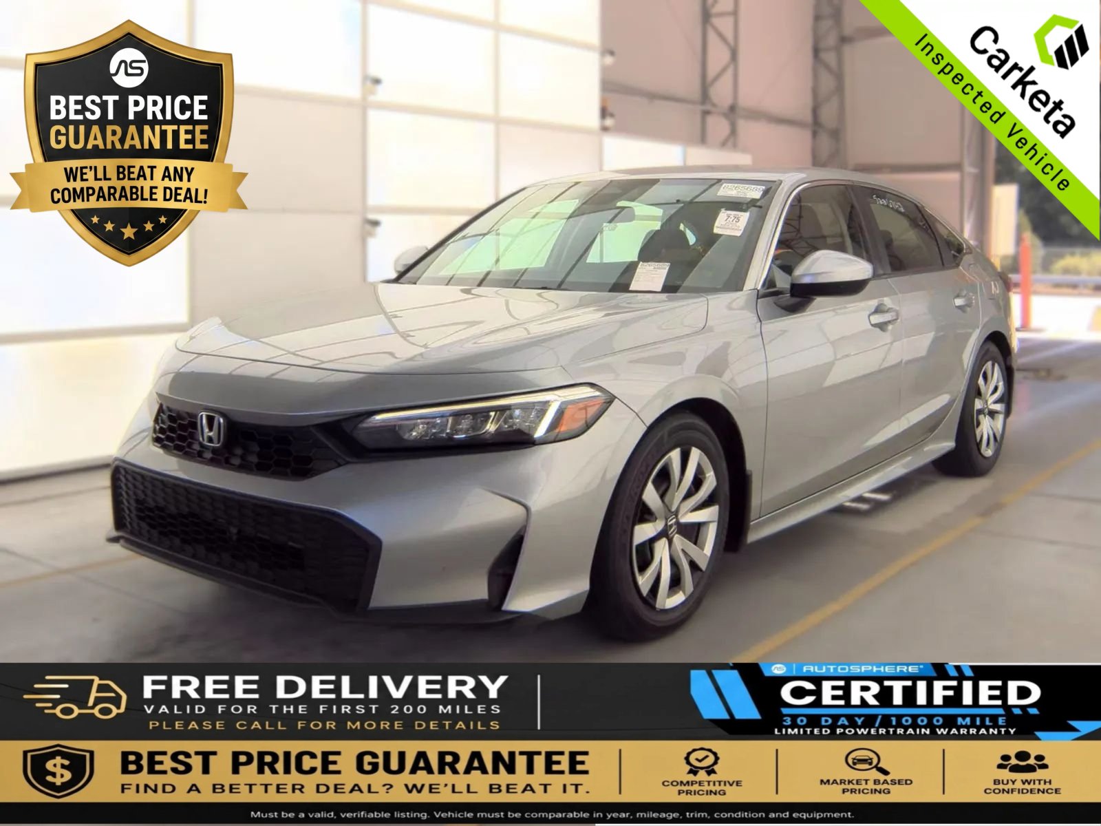 Used 2025 Honda Civic LX