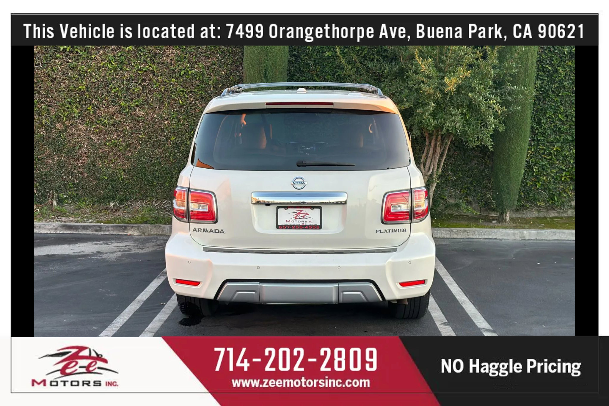 Used 2017 Nissan Armada Platinum w/ Captain Seat Package image 7