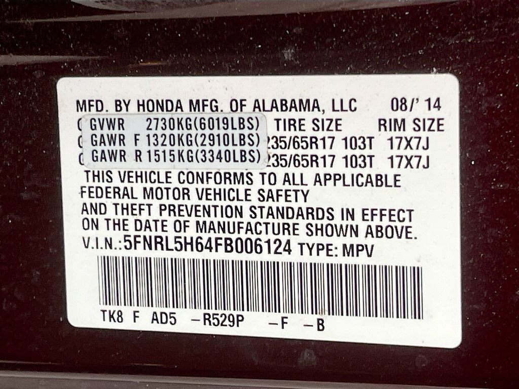 Used 2015 Honda Odyssey EX-L image 33
