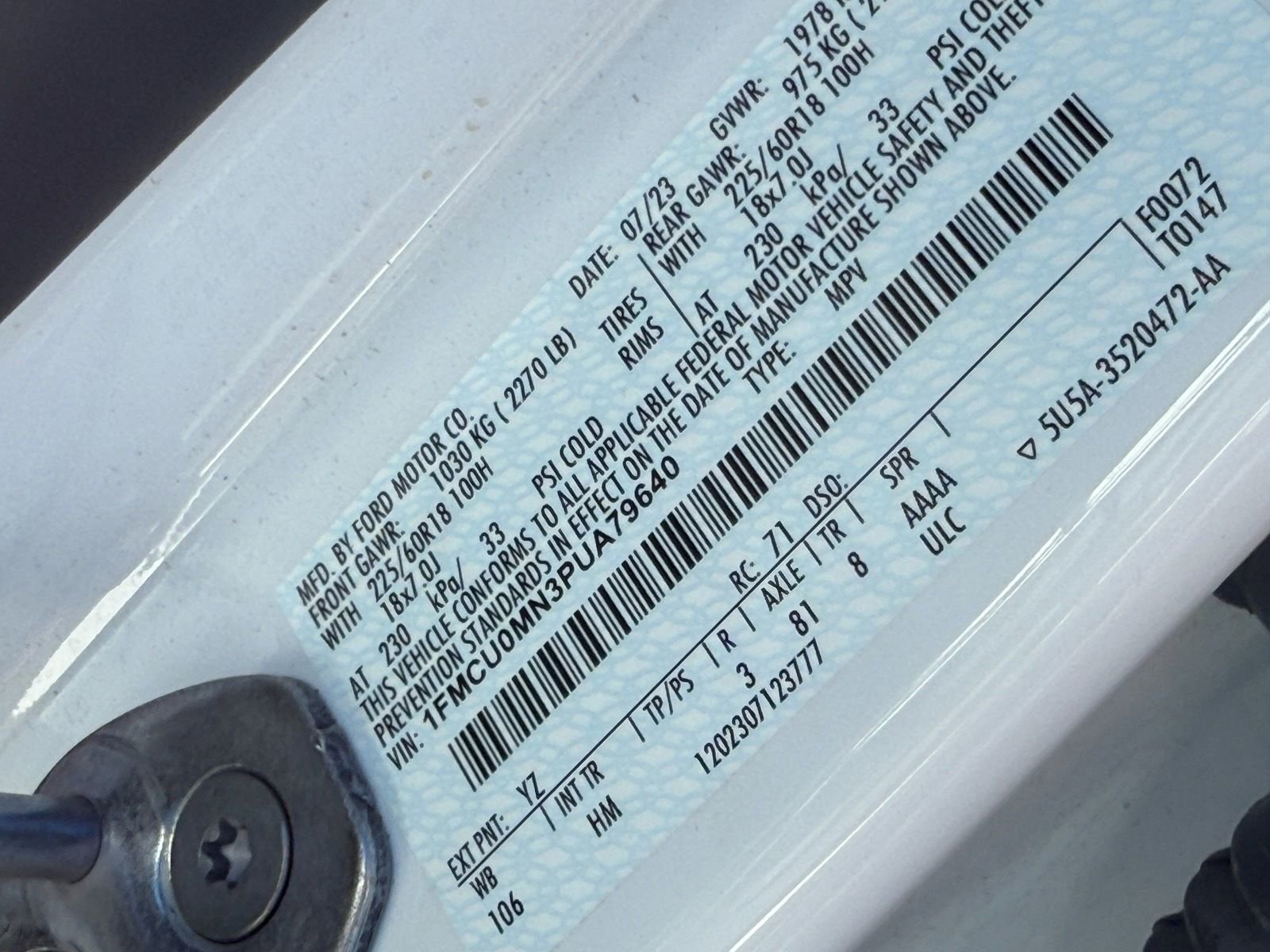 Used 2023 Ford Escape ST-Line image 37