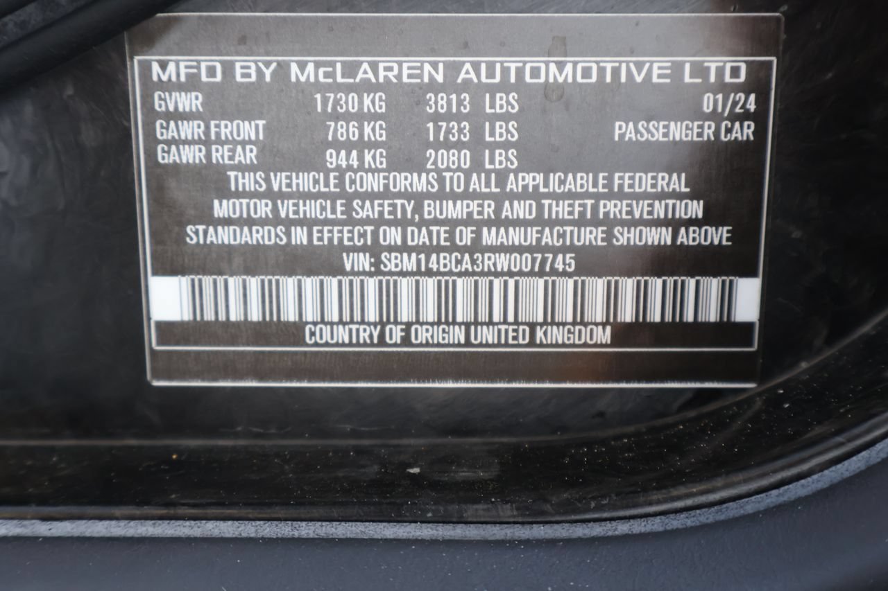 Used 2024 McLaren 750S Spider RWD image 25