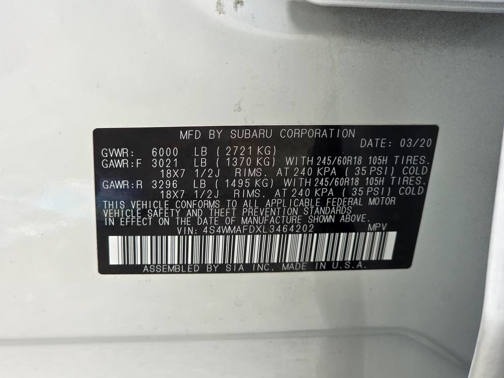 Used 2020 Subaru Ascent Premium w/ Convenience Package AWD/4WD image 31