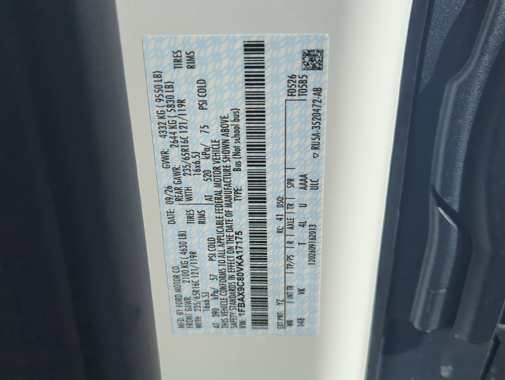 New 2027 Ford Transit 350 XL AWD/4WD image 12