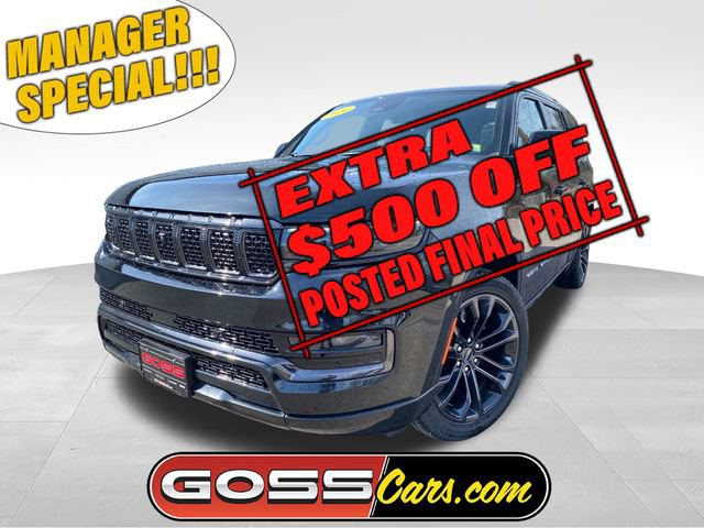 Certified 2024 Jeep Grand Wagoneer Series II Obsidian w/ Quick Order Packagew 28T AWD/4WD 360° Tour