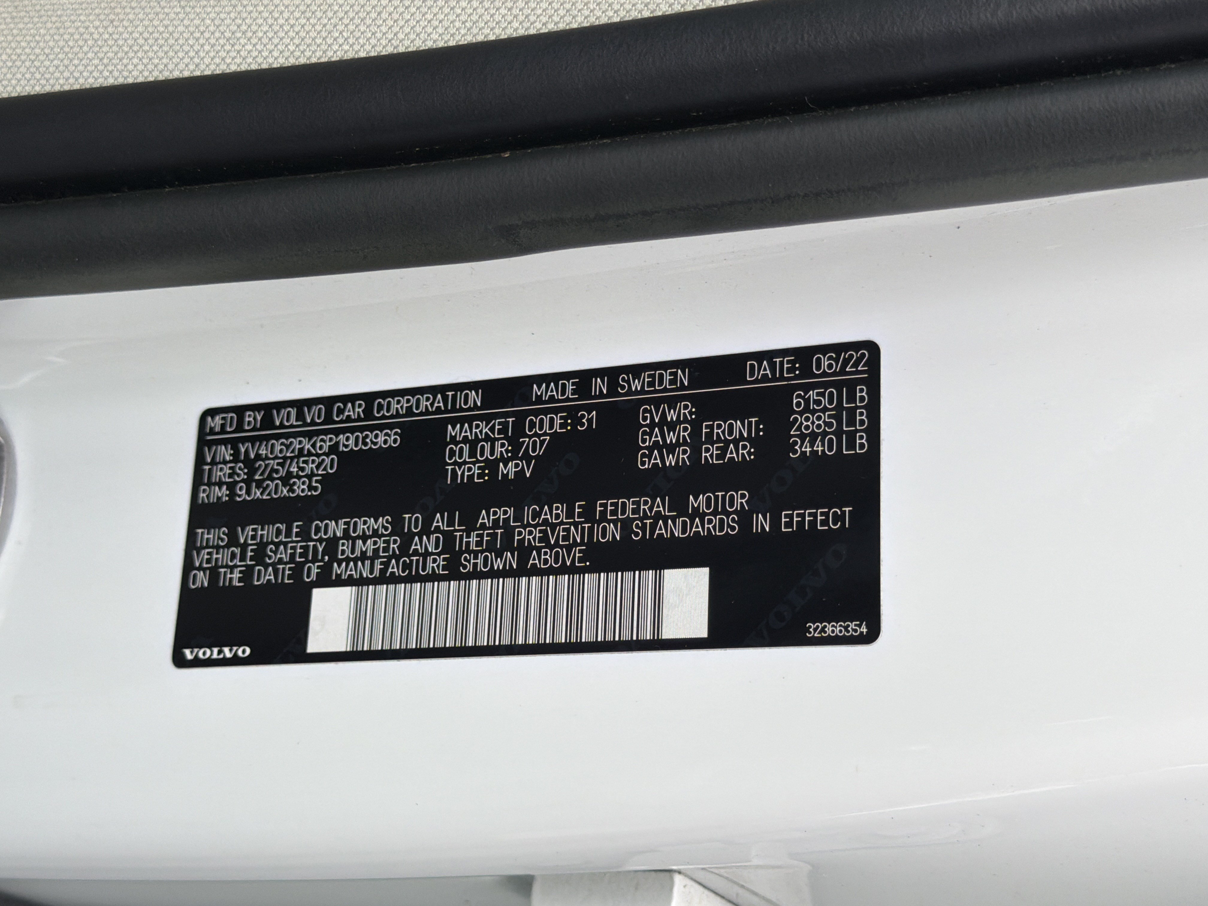 Certified 2023 Volvo XC90 B6 Core AWD/4WD image 37