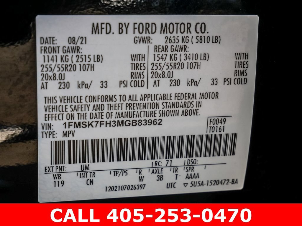 Used 2021 Ford Explorer Limited RWD image 37