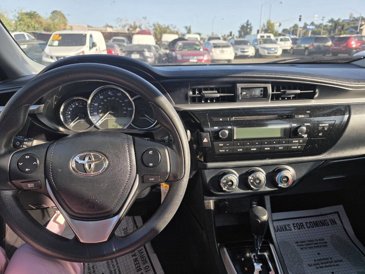 Used 2014 Toyota Corolla L w/ Protection Package FWD image 12