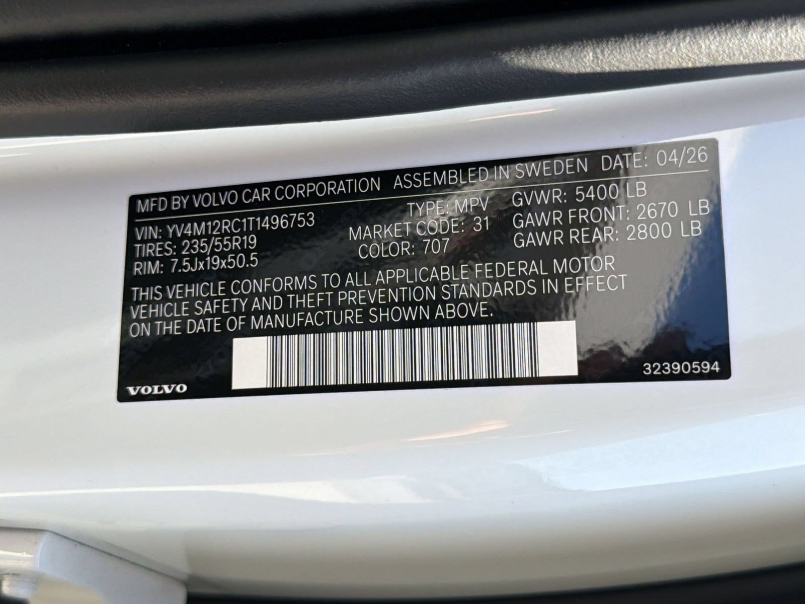 New 2026 Volvo XC60 B5 Plus w/ Climate Package AWD/4WD image 26