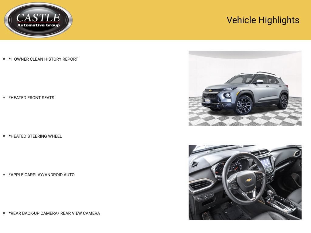 Used 2023 Chevrolet TrailBlazer ACTIV w/ Convenience Package FWD image 3