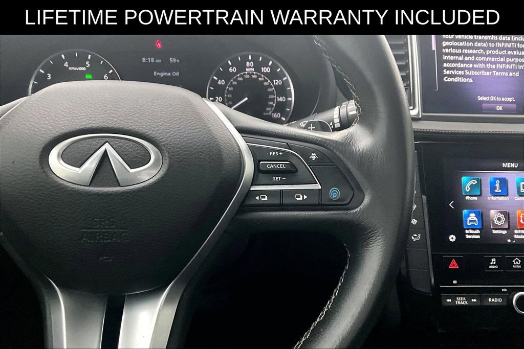 Certified 2022 INFINITI QX50 Pure image 26