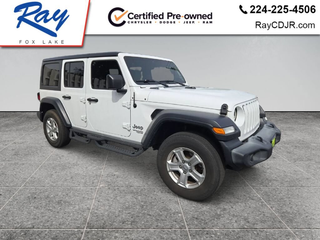 Certified 2019 Jeep Wrangler Unlimited Sport S AWD/4WD image 1