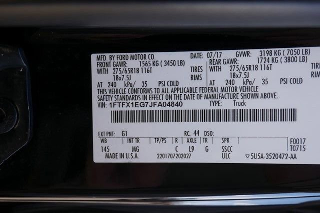 Used 2018 Ford F150 XLT w/ Equipment Group 302A Luxury image 25