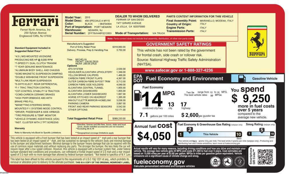 Used 2015 Ferrari 458 Speciale A image 60