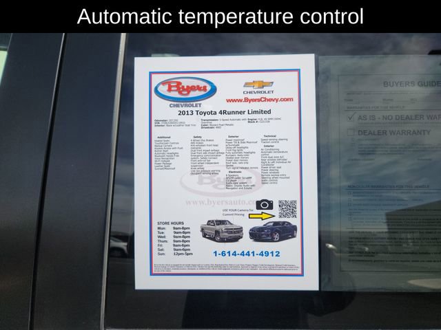 Used 2013 Toyota 4Runner Limited image 12