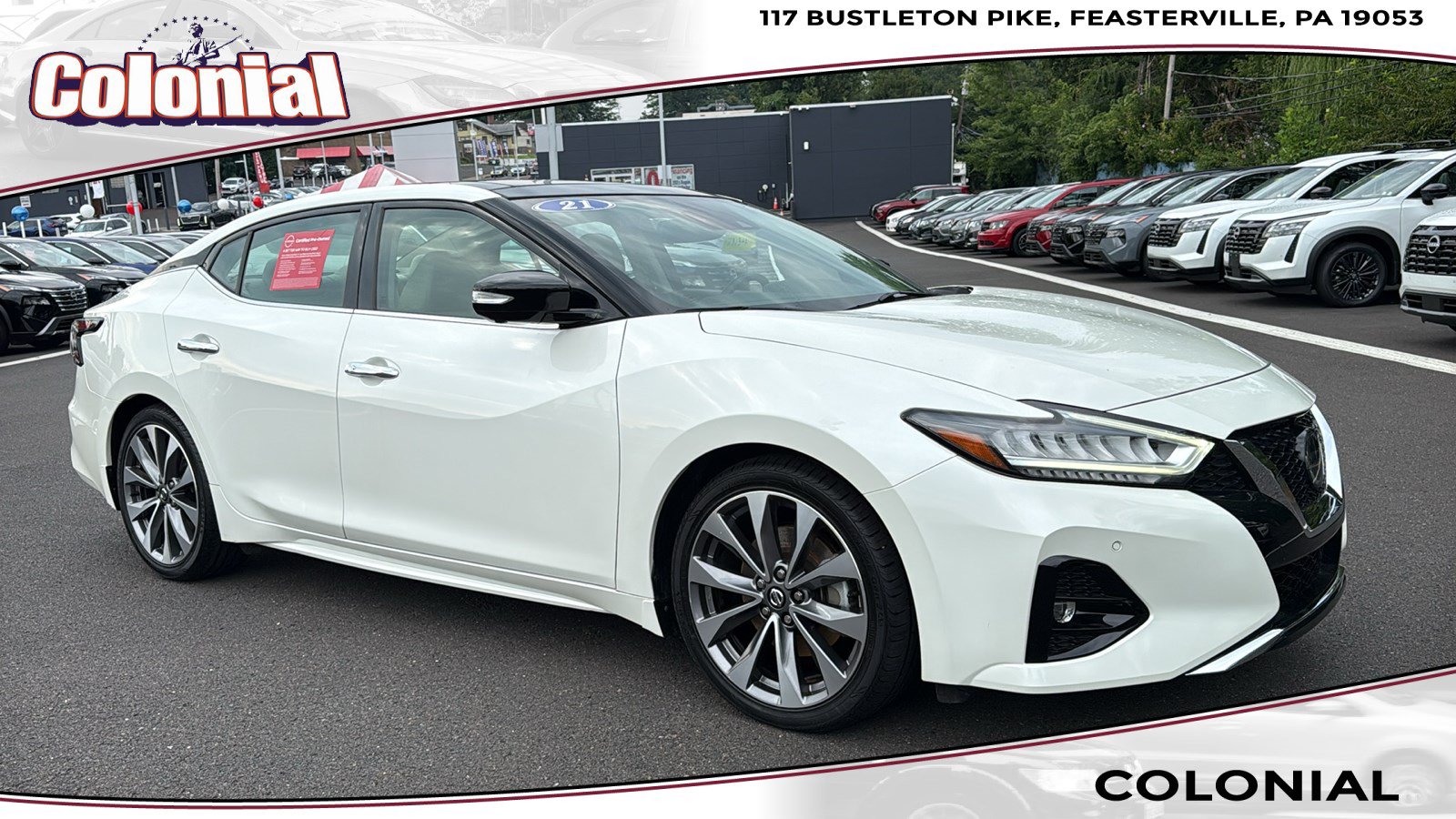 Certified 2021 Nissan Maxima Platinum w/ Sport Mat Group FWD image 1