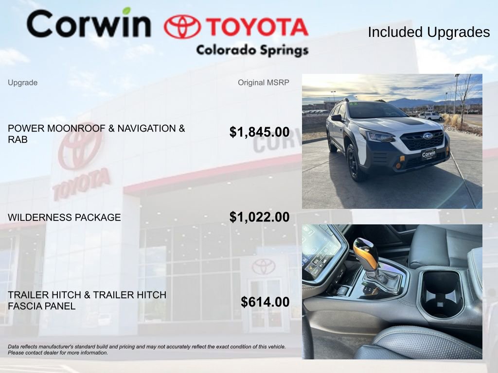 Used 2022 Subaru Outback Wilderness w/ Wilderness Package image 4