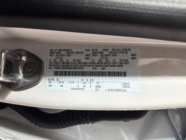 Used 2022 Ford Escape SE w/ Convenience Package image 27