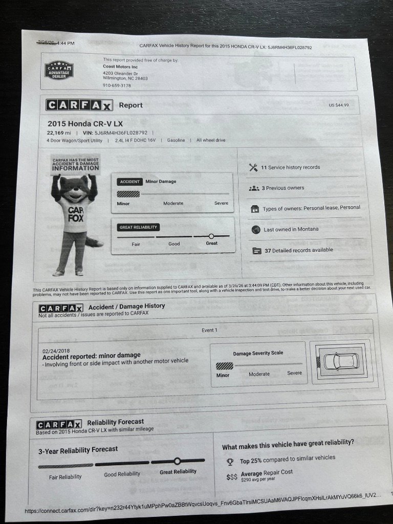 Used 2015 Honda CR-V LX image 42