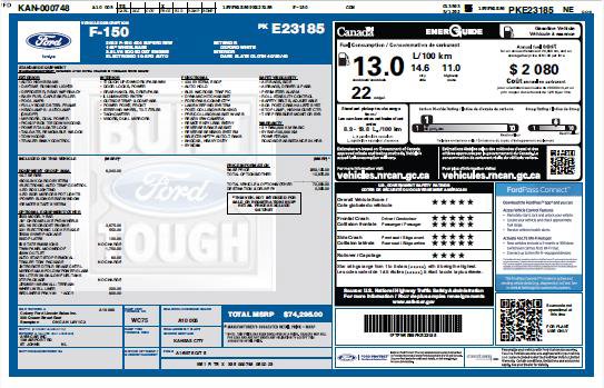 Used 2023 Ford F150 XLT w/ Equipment Group 302A High AWD/4WD image 4
