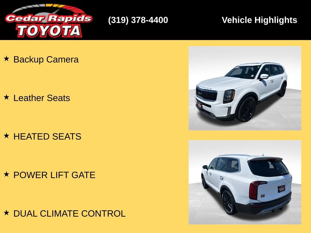 Used 2022 Kia Telluride SX w/ SX Prestige Package AWD/4WD image 15