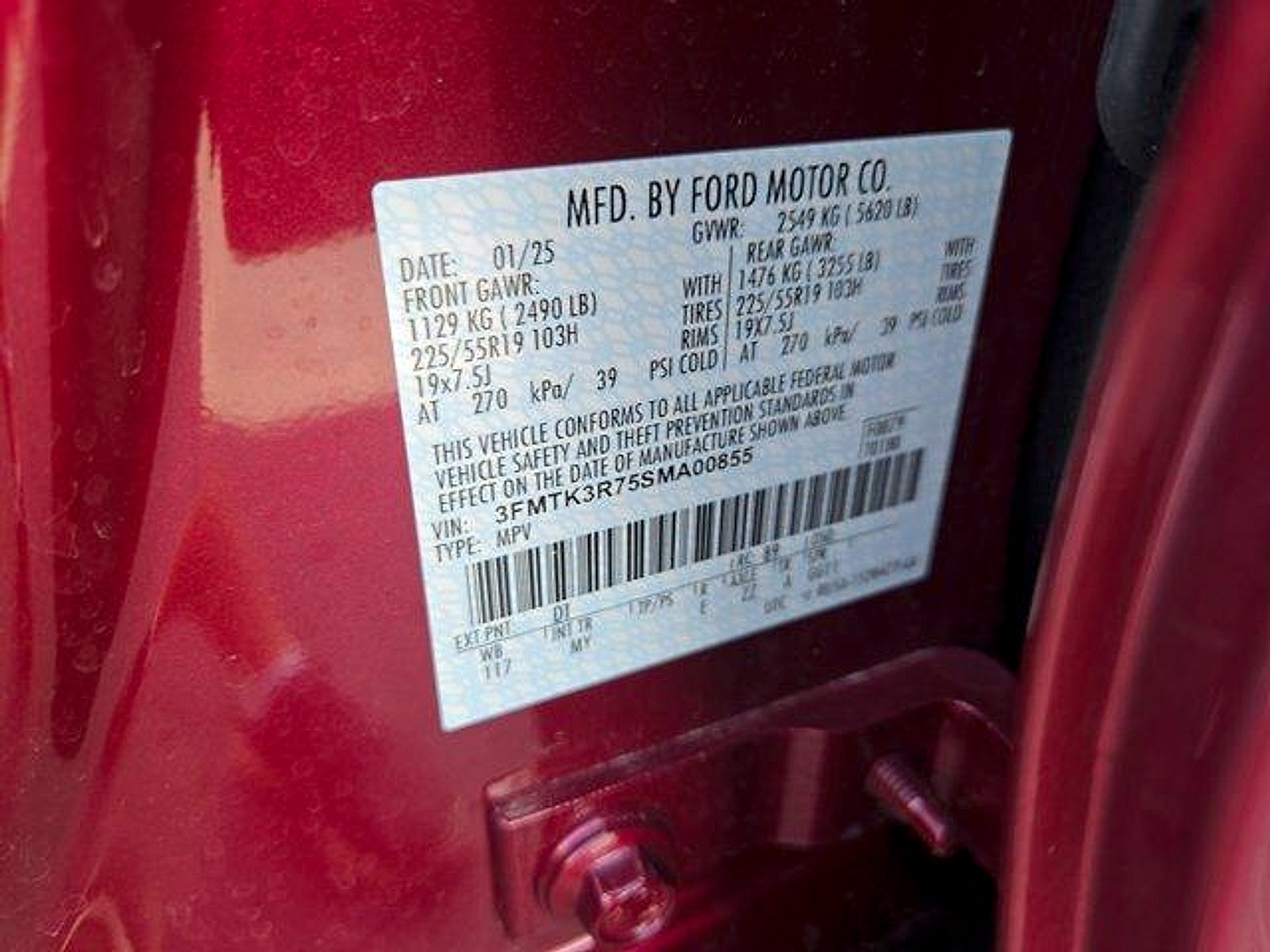 Certified 2025 Ford Mustang Mach-E Premium RWD image 28