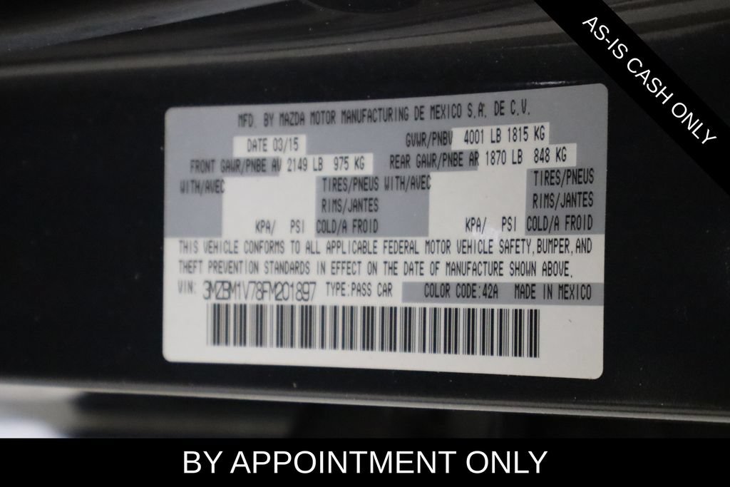 Used 2015 MAZDA MAZDA3 i Touring FWD image 29