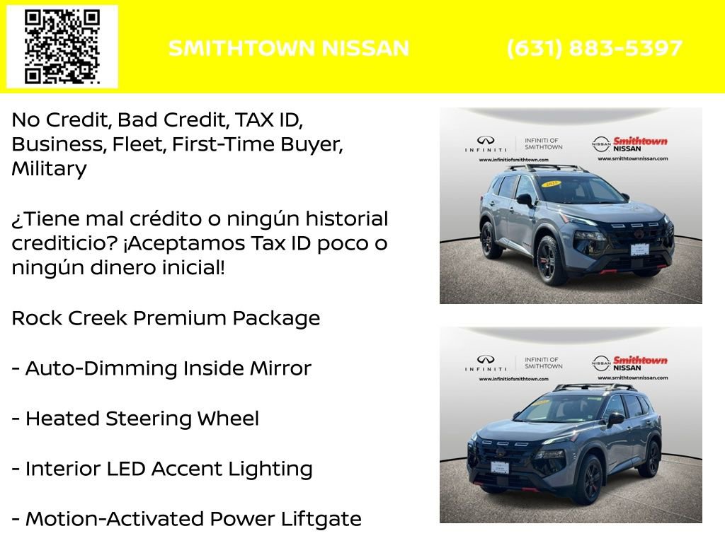 Certified 2025 Nissan Rogue SV w/ Rock Creek Premium Package image 4