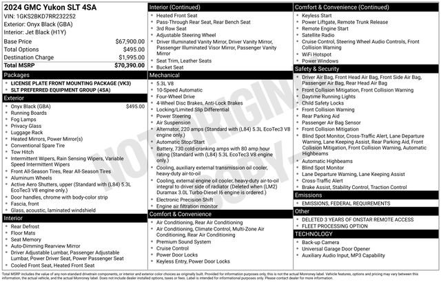 Used 2024 GMC Yukon SLT image 36