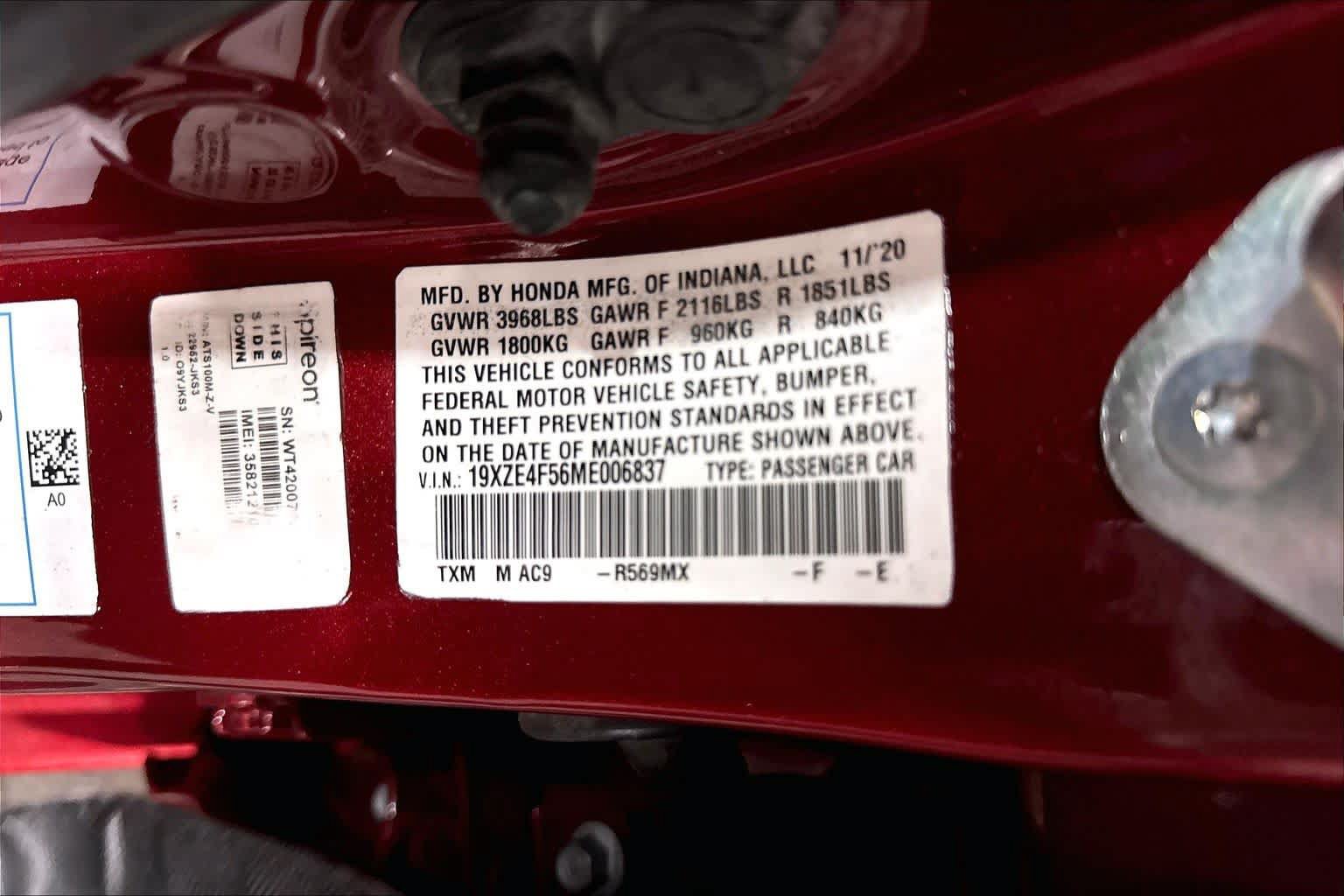 Used 2021 Honda Insight EX image 37