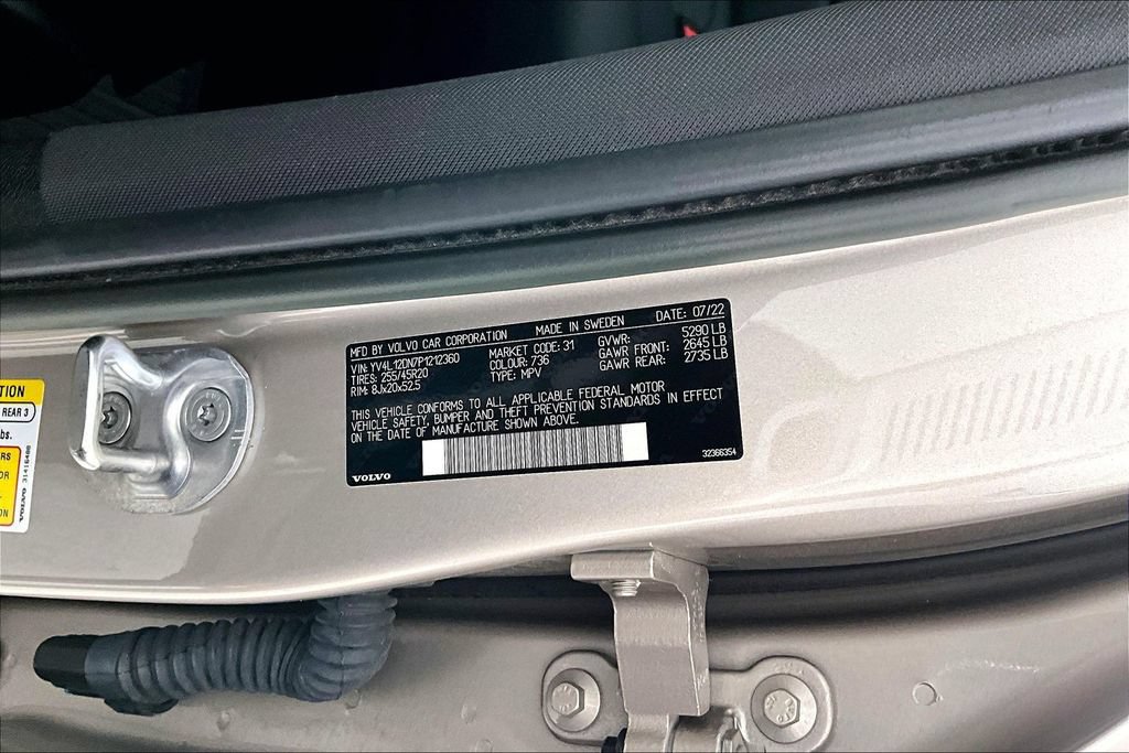 Certified 2023 Volvo XC60 B5 Plus w/ Protection Package Premier FWD image 34