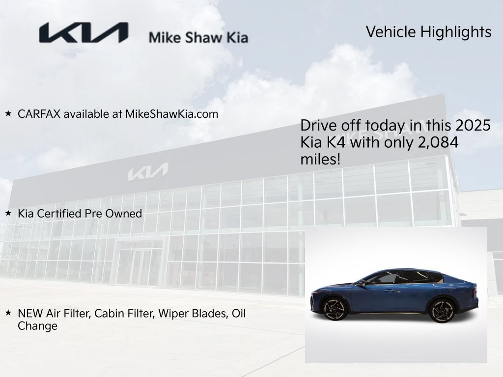 Certified 2025 Kia K4 EX w/ GT-Line Premium Package FWD image 10