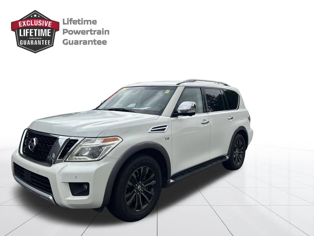 Used 2017 Nissan Armada Platinum w/ Interior Lighting Package AWD/4WD image 1