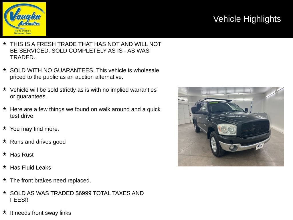 Used 2008 Dodge Ram 1500 Truck SLT w/ Trailer Tow Group image 2