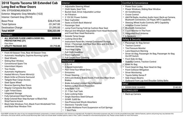 Used 2018 Toyota Tacoma SR image 29