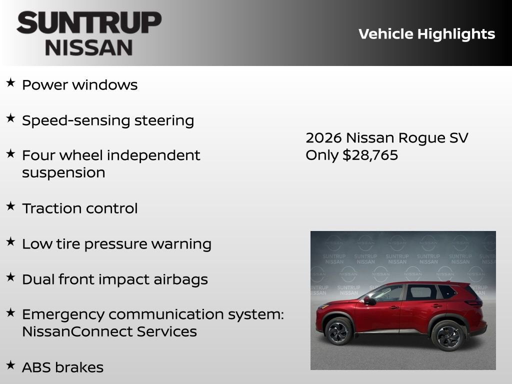 New 2026 Nissan Rogue SV image 16