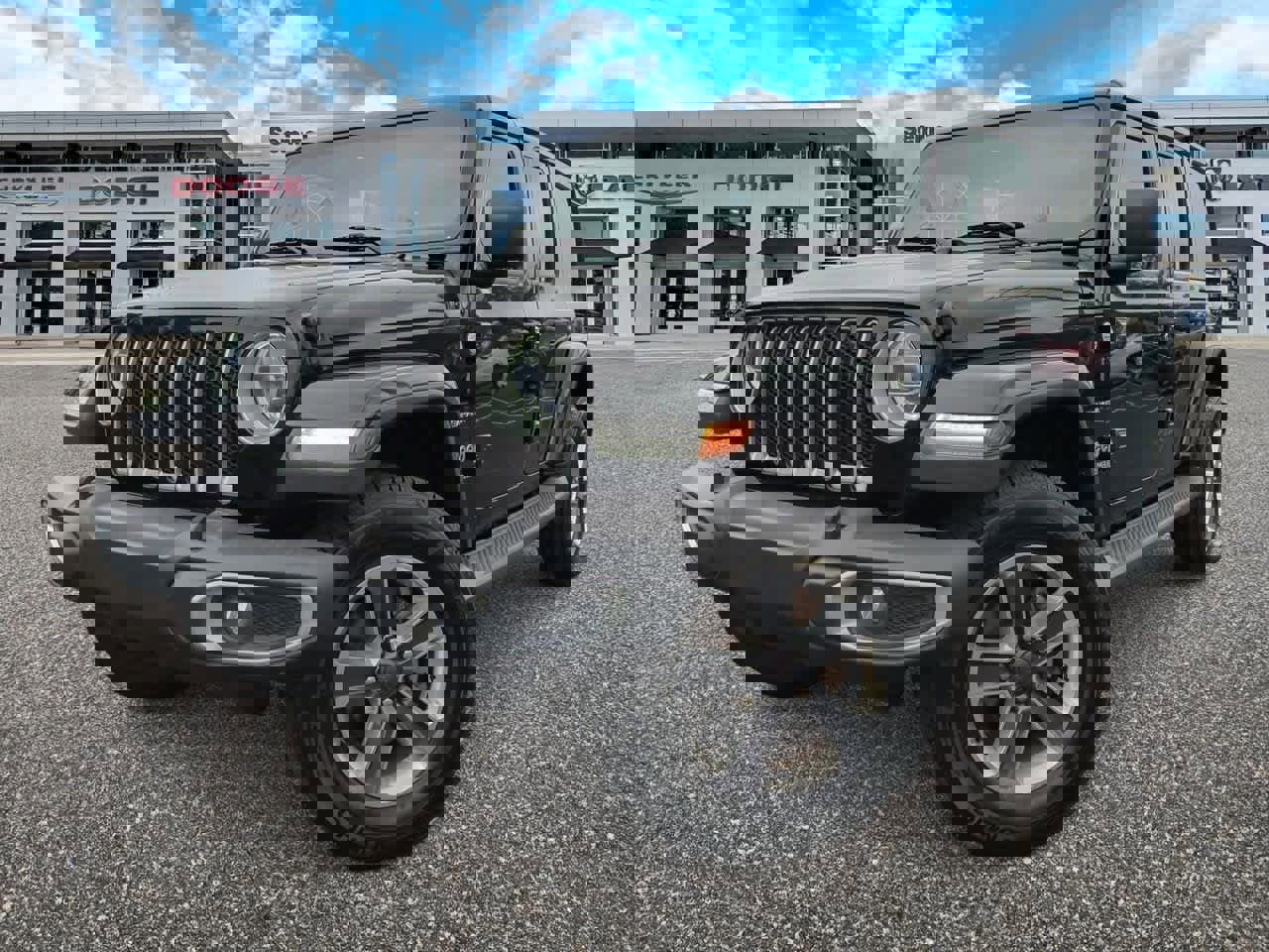 Used 2019 Jeep Wrangler Unlimited Sahara w/ LED Lighting Group image 1
