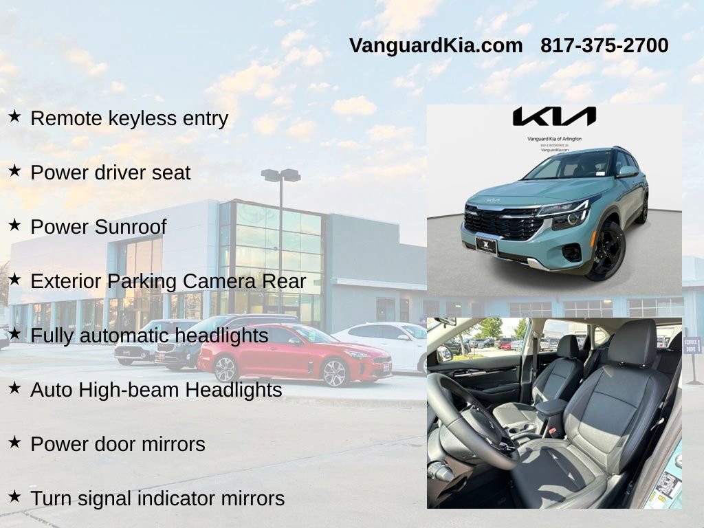 Certified 2026 Kia Seltos EX w/ EX Sunroof Package FWD image 12
