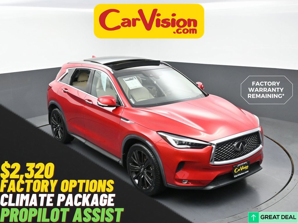 Used 2021 INFINITI QX50 Sensory w/ Cargo Package