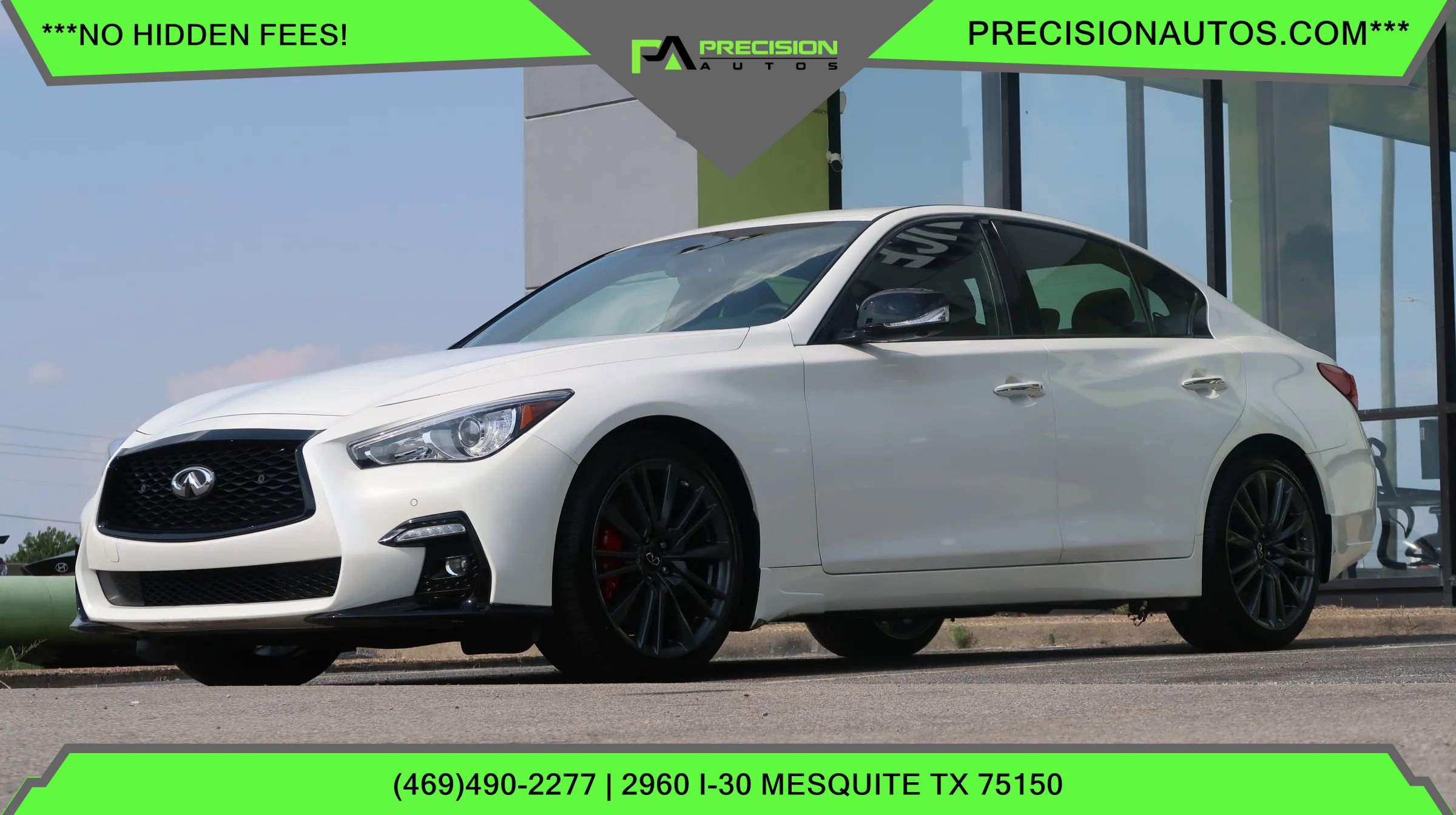 Used 2024 INFINITI Q50 Red Sport 400 RWD image 1
