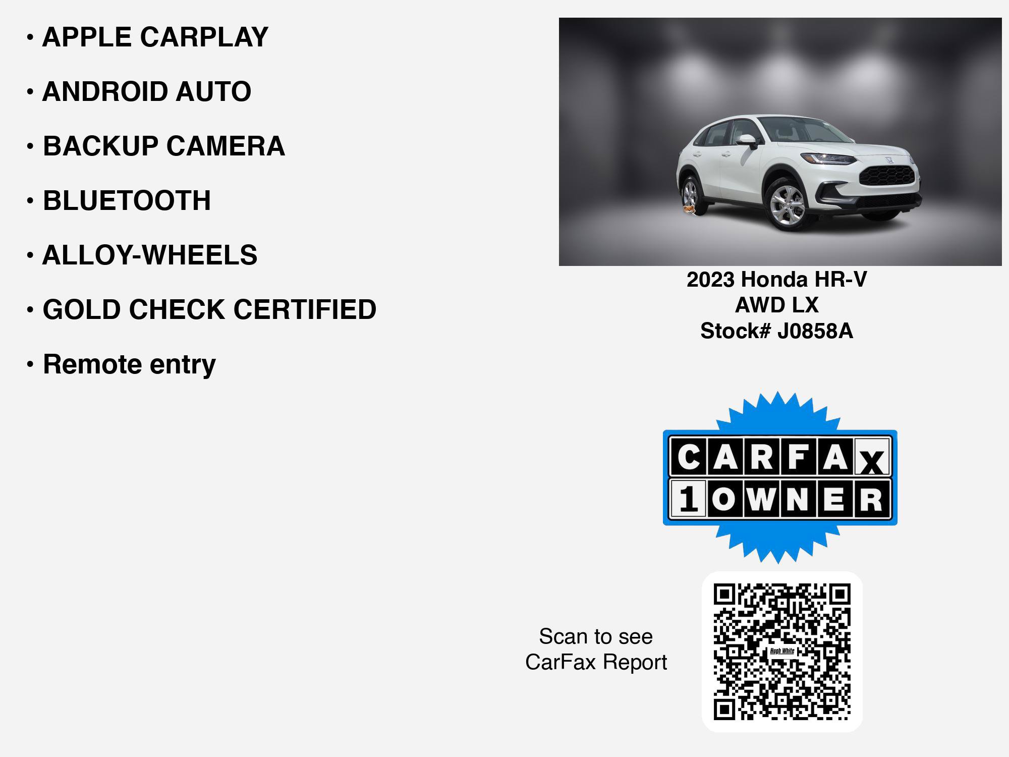 Used 2023 Honda HR-V LX image 7